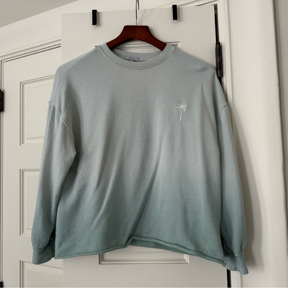 Rails Reeves Sweatshirt - Aqua Dip Dye - Picture 5 of 12